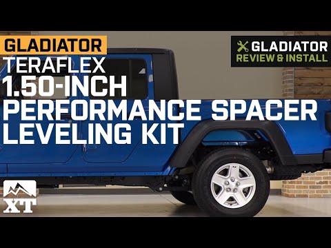 Jeep Gladiator JT Teraflex 1.50-Inch Performance Spacer Leveling Kit Review & Install