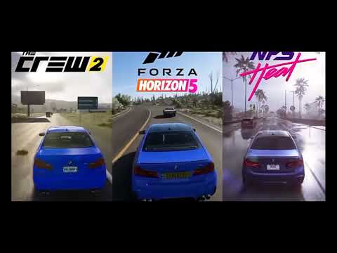Forza Horizon 5 vs NFS Heat vs The Crew 2 (2022)Youtube Channel : Games World Zone