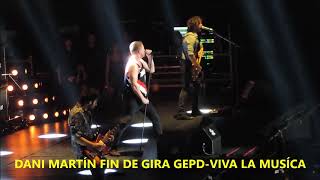 Dani Martín Madrid 16 -17 Noviembre 2018 Grandes éxitos Pequeños Desastres