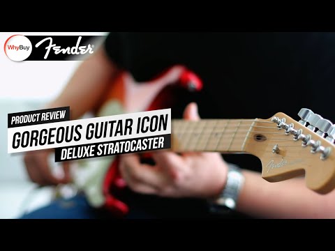 Electric guitar legend - Fender Deluxe Stratocaster in Sunset Metallic