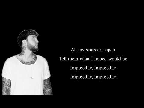 IMPOSSIBLE - JAMES ARTHUR [ WITHOUT MUSIC🎶, LYRICS VIDEO ]
