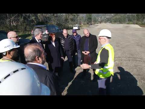 ბათუმის შემოვლითი გზის მშენებლობა აქტიურად მიმდინარეობს