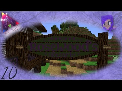 Modded Minecraft: Ftog: Avant 3: Rosewood's resort sign  (Ep10)