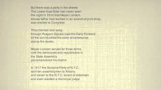 Yiddish Speaking Socialists of the Lower East Side.m4v