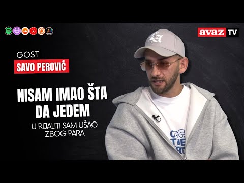 Savo Perović nikad iskrenije: Nisam imao šta da jedem, a u rijaliti sam ušao zbog para