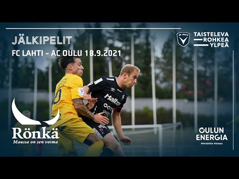 ACOTV: Rönkä jälkipelit FC Lahti - AC Oulu 18.9.2021