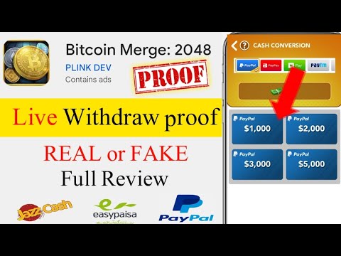 bitcoin merge 2048 app use kaise kare || bitcoin merge 2048 app real or fake || bitcoin merge 2048