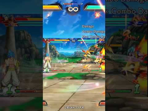 Gogeta Blue Easy Rising Vortex TOD #dbfz #shorts