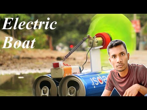 Make An Amazing  Electric Boat With Pepsi Cans and DC motor - DIY BOAT