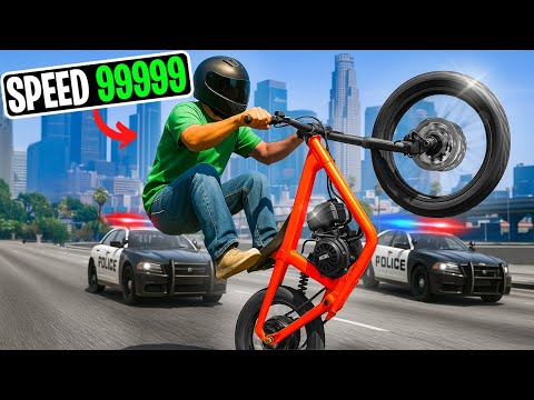 Every Time I Crash My Bike Gets Faster in GTA 5