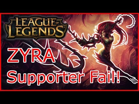 League of Legends | Zyra Support Fail | MacenHD