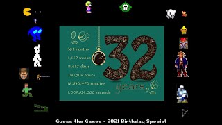 Guess the Games - 2021 Birthday Special