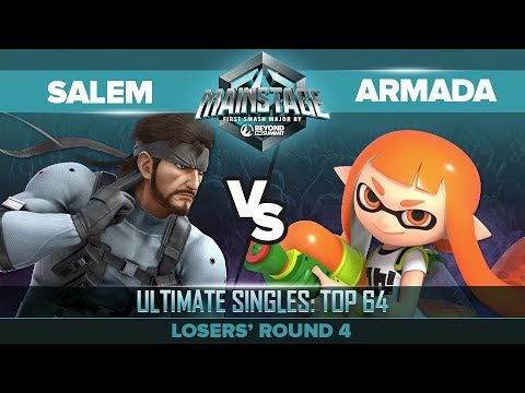 Salem vs Armada - Losers' Round 4: Ultimate Singles Top 64 - Mainstage | Snake vs Inkling