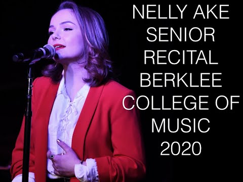 Nelly Ake senior recital Berklee College of music 2020