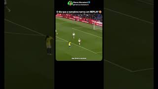 A narradora narrou um REPLAY KKKKKKKKKK #shorts #futebol #engraçado