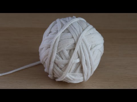 T-shirt Garn basteln