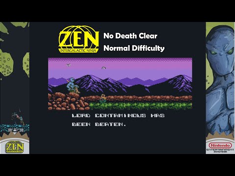 Zen: Intergalactic Ninja (NES) No Death Clear (Normal Difficulty)