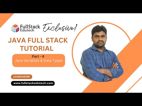 Part 4 Variables Data Types Full Stack Course Java By Srinivas Fullstack Edutech Java