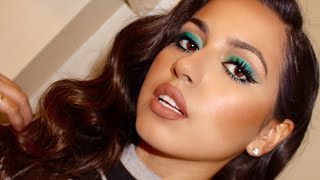 Glam Emerald Eyes Makeup Tutorial!