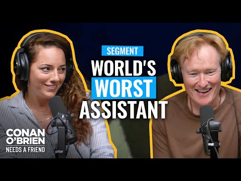 Sona Blames Conan For Making Her A Bad Assistant | Conan O'Brien Needs A Friend