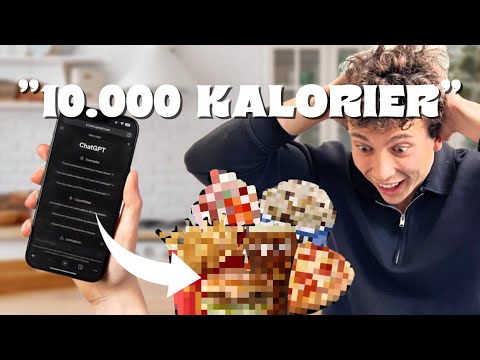 AI bestämmer vad jag äter under en dag - Calorie Challenge