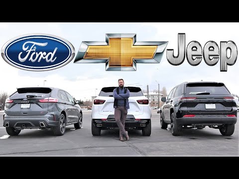 2023 Ford Edge Vs Chevy Blazer Vs Jeep Grand Cherokee: Which American SUV Drives The Best?