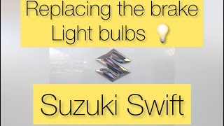 Replacing the brake, taillight & indicator bulbs on a Suzuki Swift