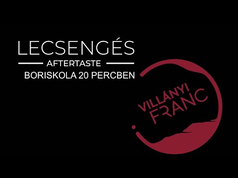 Lecsengés boriskola - VILLÁNYI FRANC