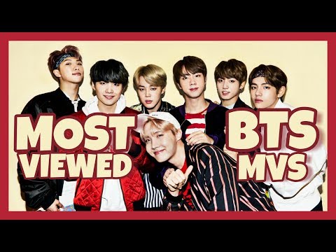 Most Viewed BTS (방탄소년단) Music Videos [July 2017]