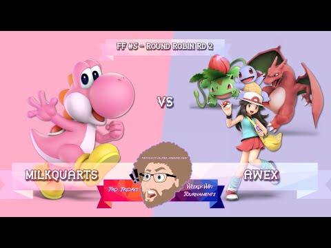milkquarts (Yoshi / Captain Falcon) vs Awex (Pkmn Trainer) - Round 2 - Fro Fridays #5 - RR to Top 4