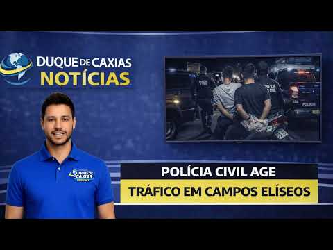 DUQUE DE CAXIAS: dois homens são presos por tráfico de drogas em Campos Elíseos