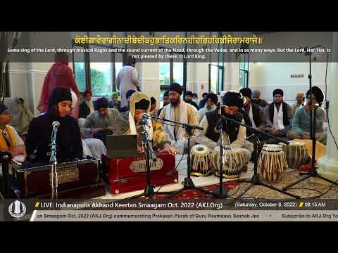 008 Bibi Bhaag Kaur Jee Hamilton @ Indianapolis Oct. 2022 Aasaa Dee Vaar Keertan Smaagam