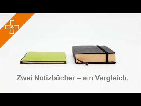 Zwei Notizbücher - ein Vergleich. X17 One (X17-002)