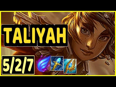 TALIYAH VS QIYANA - 5/2/7 KDA MID GAMEPLAY