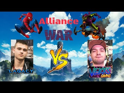 Lagacy vs Vekxs Alliance War! ISO8B vs ASR - Marvel Contest Of Champions