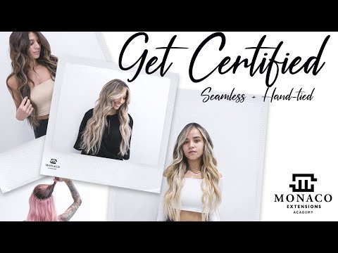 Get Certified With Us! (Monaco Hair Extensions Academy)