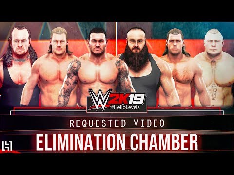 WWE 2K19 Elimination Chamber Match ft. ELIMINATION CHAMBER POD SPEAR & More