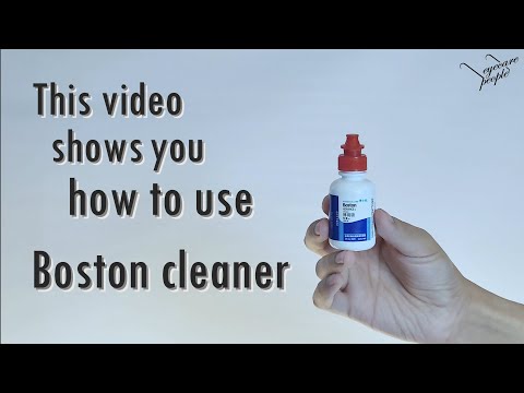 Boston Advance Contact Lens Cleaner: Step by Step Guide