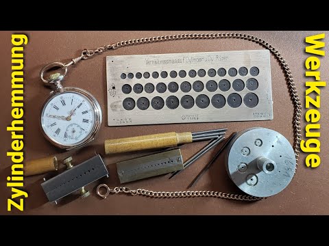 Workshop video - Why many watchmakers do not overhaul cylinder clocks and tools for cylinder clocks