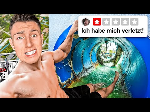 Ich TESTE die GEFÄHRLICHSTEN WASSERRUTSCHEN! 😱