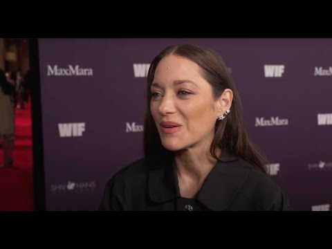 Marion Cotillard | Red Carpet Interview | WIF Honors 2024