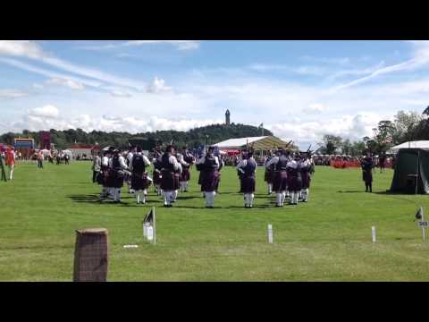Scottish Fire & Rescue Pipe Band at Bridge of Allan