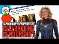 CAPTAIN MARVEL: Media CELEBRATES Rotten Tomatoes Censorship! CAPTAIN MARVEL: Media CELEBRATES Rotten Tomatoes Censorship!