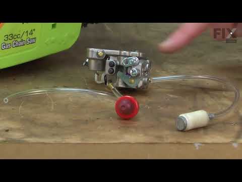 Poulan Chainsaw Repair - How to Replace the Purge Bulb