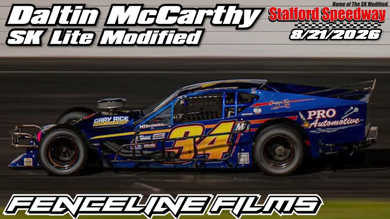 Daltin McCarthy SK Lite at Stafford Speedway