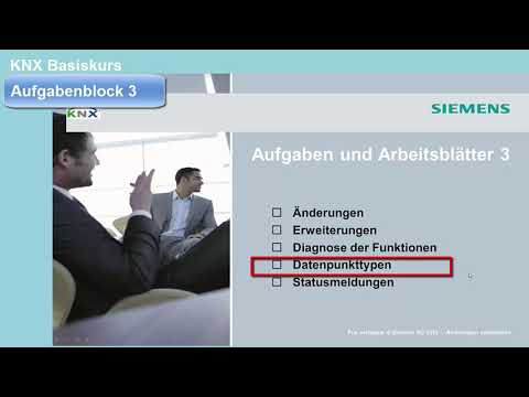 A3 Siemens KNX Basiskurs – praktischer Aufgabenblock 3