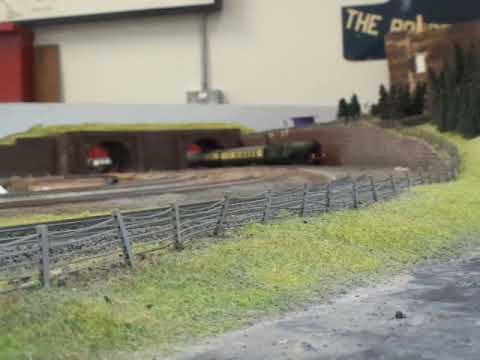 The HORNBY is, LNER Thompson Class A2/2 No.60501 'Cock O' The North' was running on OO Gauge Layout.