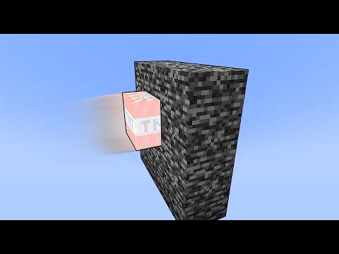 0.0002% of Minecraft TNT can go through walls…