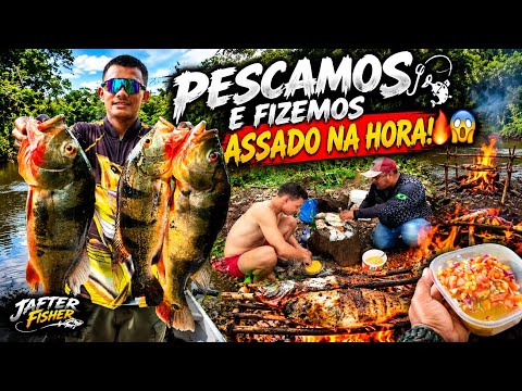Pescamos e fizemos assado na hora 🎣🔥 muita fartura no interior do Amazonas!! Tapauá Amazonas 📍