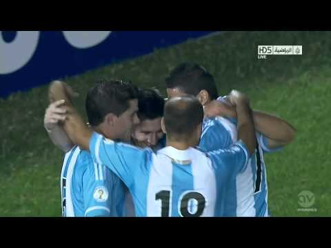 [HD] Paraguay 2-5 Argentina - Lionel Messi open the score - World Cup 2014 Qualifiers - 11/09/2013